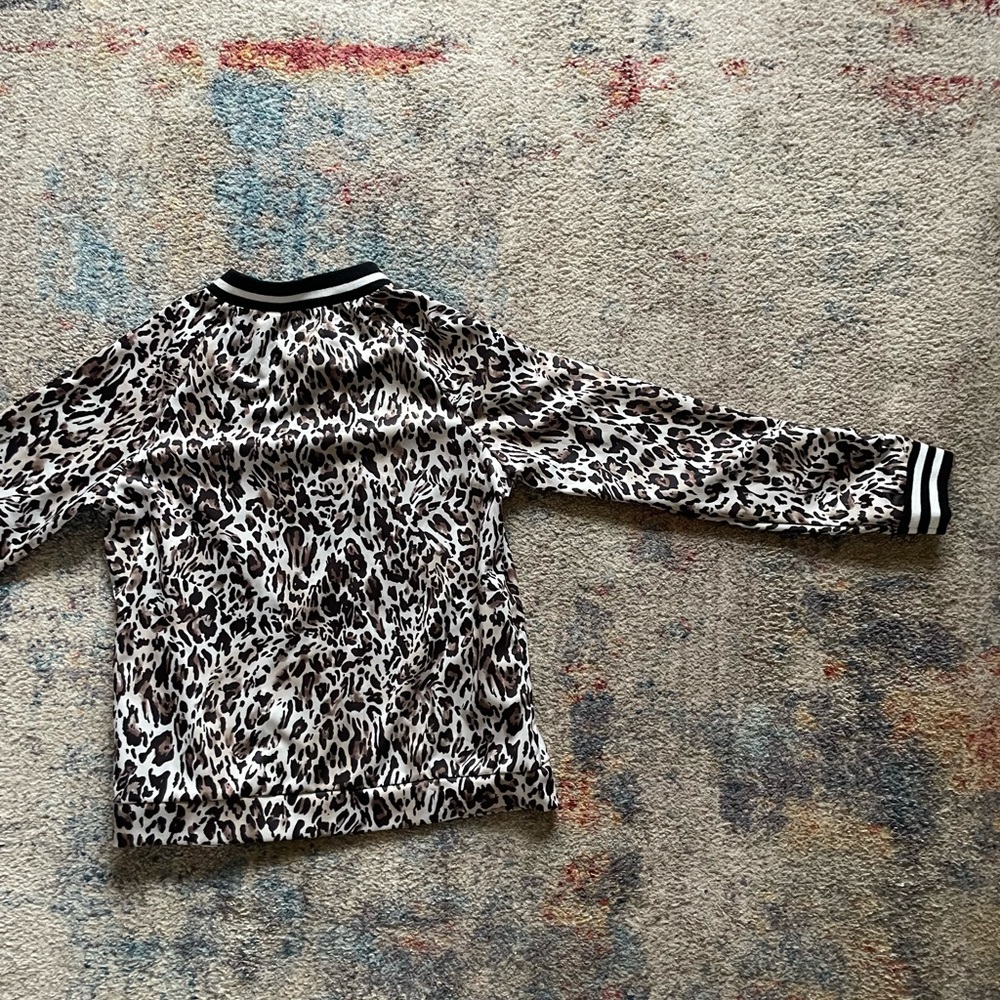 Unique Leopard Print Track Jacket - Picture 7 of 7